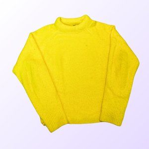 Y.A.S Bright Yellow Mock-neck Sweater